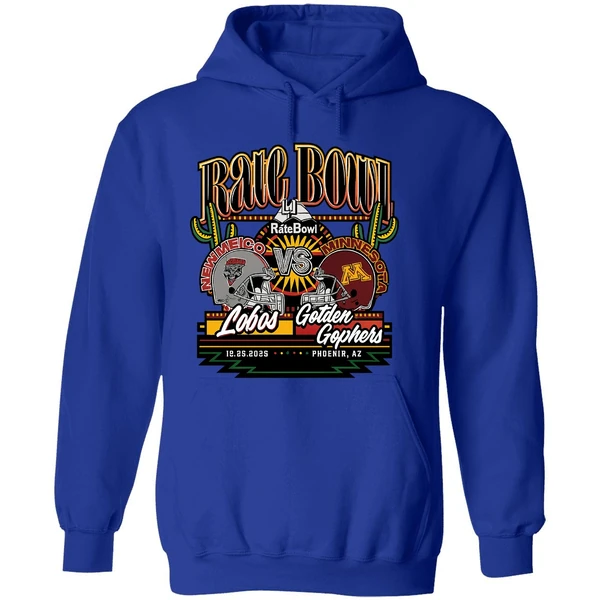 New Mexico Lobos Vs Minnesota Golden Gophers Rate Bowl 2025 Hoodie - Image 7