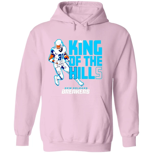 New Orleans Breakers Wes Hills Usfl Licensed Hoodie - Image 5