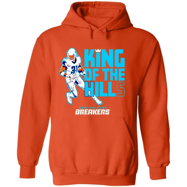 New Orleans Breakers Wes Hills Usfl Licensed Hoodie - Image 6