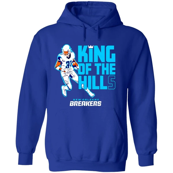 New Orleans Breakers Wes Hills Usfl Licensed Hoodie - Image 7