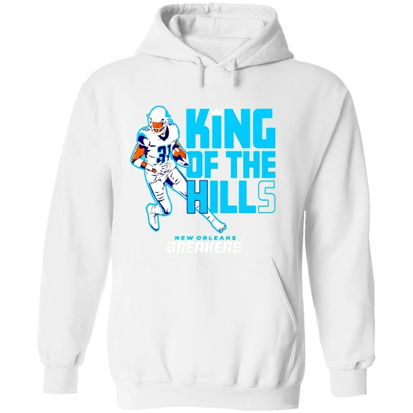 New Orleans Breakers Wes Hills Usfl Licensed Hoodie - Image 8