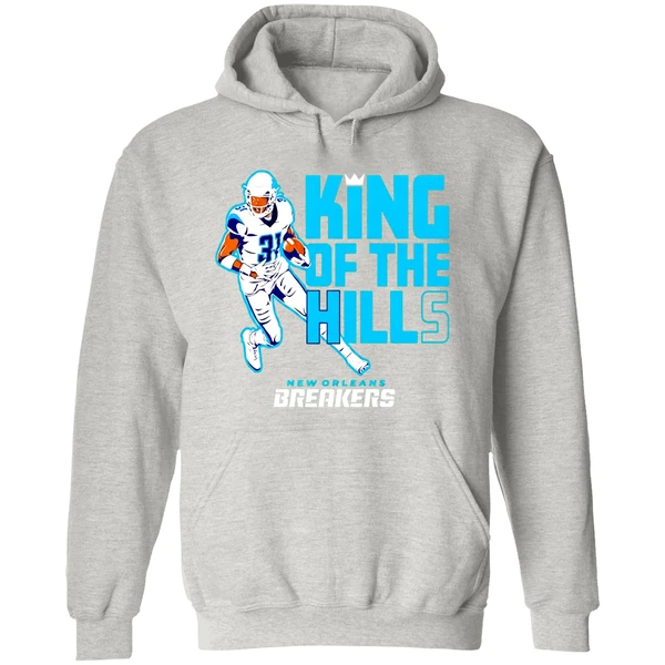 New Orleans Breakers Wes Hills Usfl Licensed Hoodie - Image 9