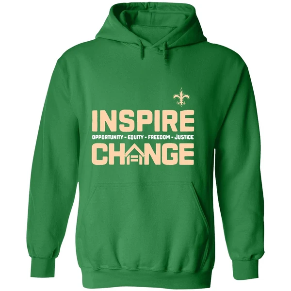 New Orleans Saints 2025 26 Inspire Change Freedom Justice Hoodie - Image 2