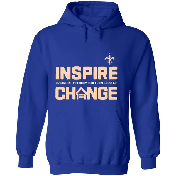 New Orleans Saints 2025 26 Inspire Change Freedom Justice Hoodie - Image 7