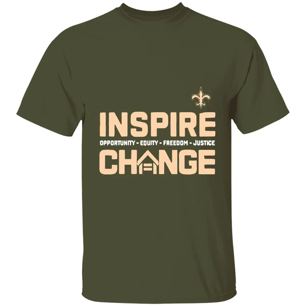 New Orleans Saints 2025 26 Inspire Change Freedom Justice Shirt - Image 4