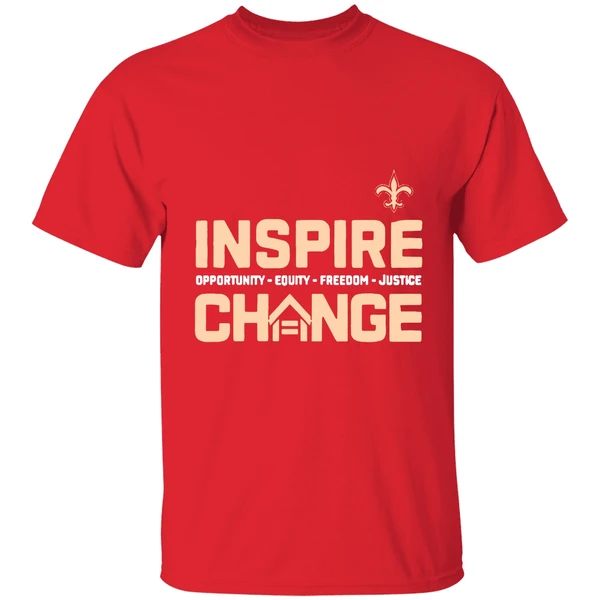 New Orleans Saints 2025 26 Inspire Change Freedom Justice Shirt - Image 7
