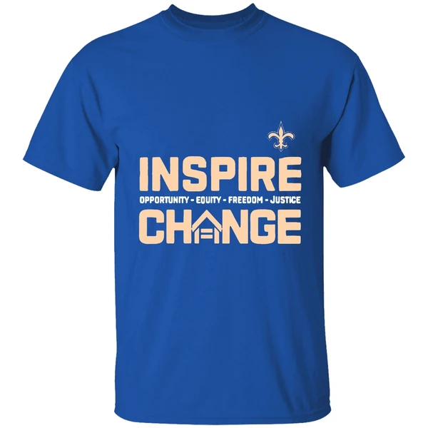 New Orleans Saints 2025 26 Inspire Change Freedom Justice Shirt - Image 8