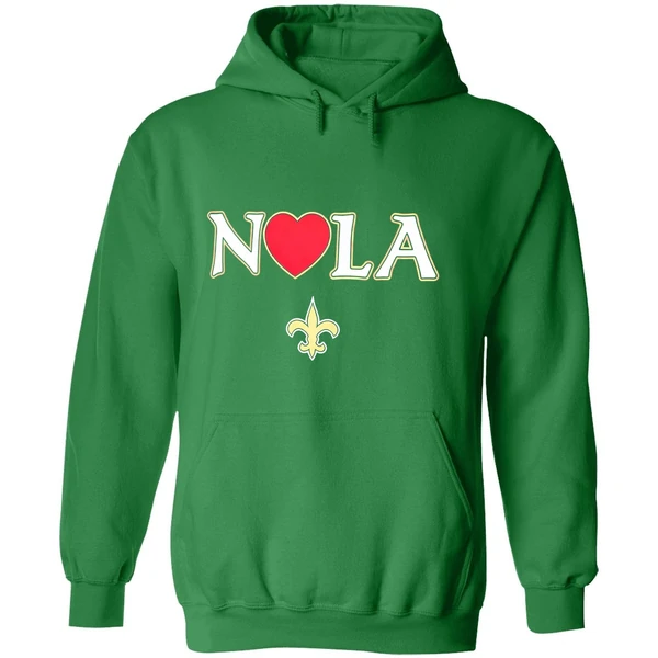 New Orleans Saints Heart Nola Hoodie - Image 2