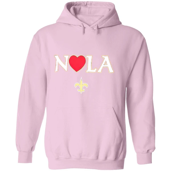 New Orleans Saints Heart Nola Hoodie - Image 5