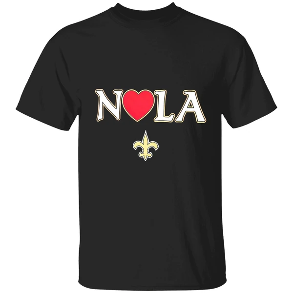 New Orleans Saints Heart Nola Shirt