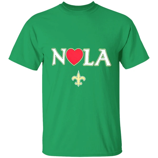 New Orleans Saints Heart Nola Shirt - Image 2