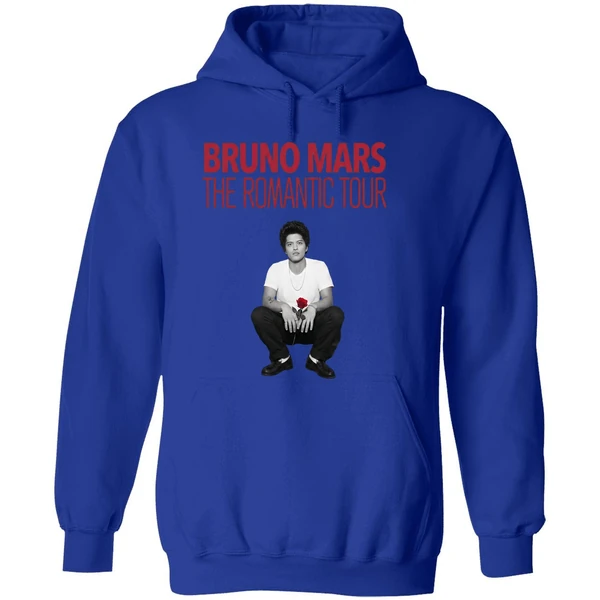 New Show Added Bruno Mars The Romantic Tour Hoodie - Image 7