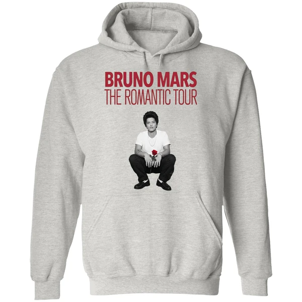 New Show Added Bruno Mars The Romantic Tour Hoodie - Image 9