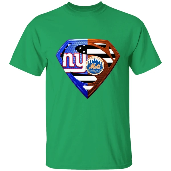 New York Giants And New York Mets Superman Shirt
