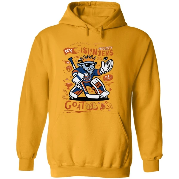 New York Islanders Goat Usa Mascot Hoodie