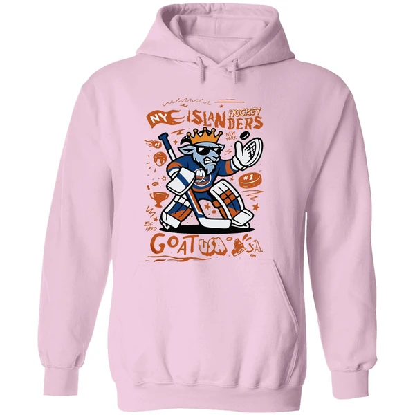 New York Islanders Goat Usa Mascot Hoodie - Image 5