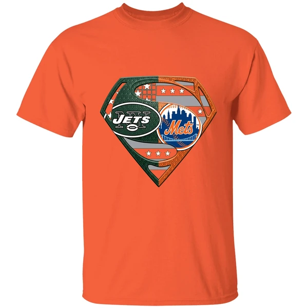 New York Jets And New York Mets Superman Shirt - Image 6