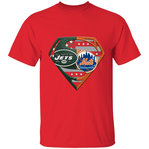 New York Jets And New York Mets Superman Shirt - Image 7