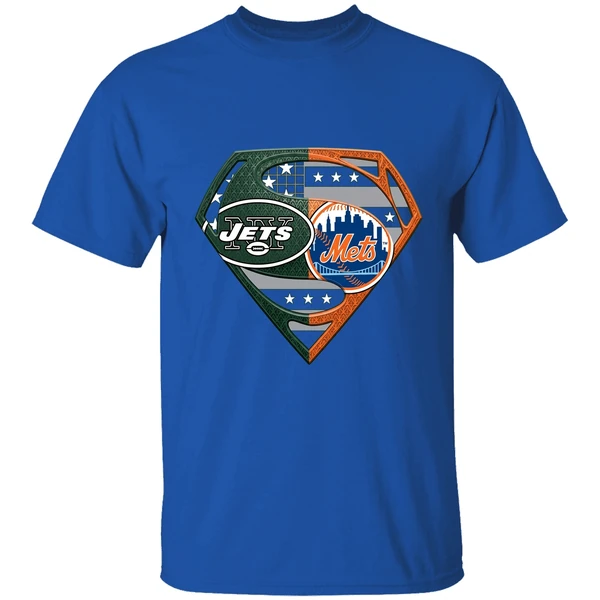 New York Jets And New York Mets Superman Shirt - Image 8