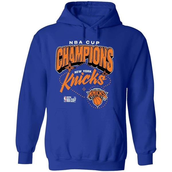 New York Knicks 2025 Nba Cup Champions Hoodie - Image 7