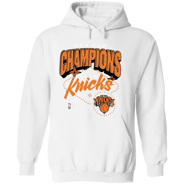 New York Knicks 2025 Nba Cup Champions Hoodie - Image 8