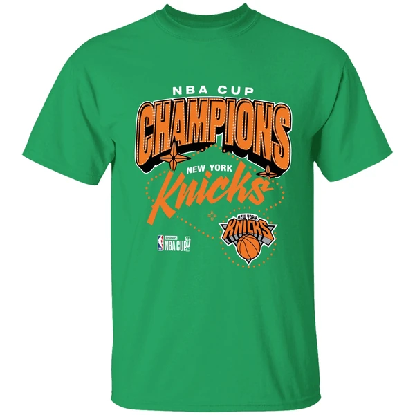 New York Knicks 2025 Nba Cup Champions Shirt - Image 2