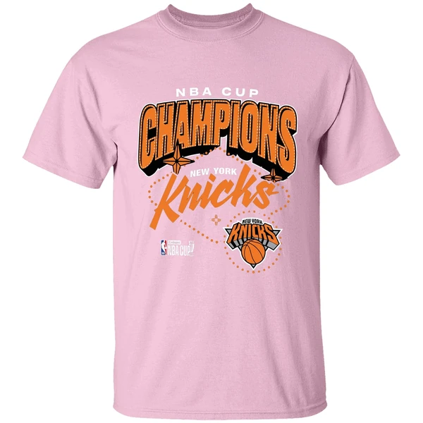 New York Knicks 2025 Nba Cup Champions Shirt - Image 3