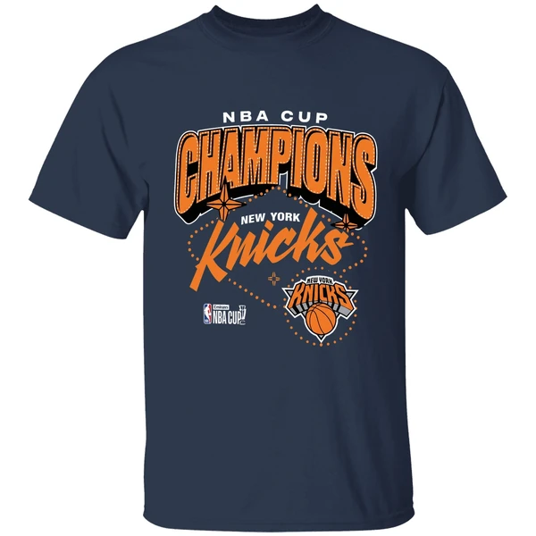 New York Knicks 2025 Nba Cup Champions Shirt - Image 5