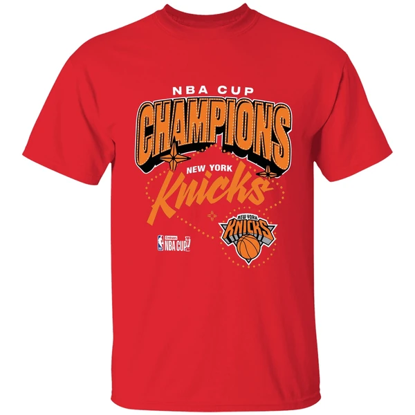 New York Knicks 2025 Nba Cup Champions Shirt - Image 7