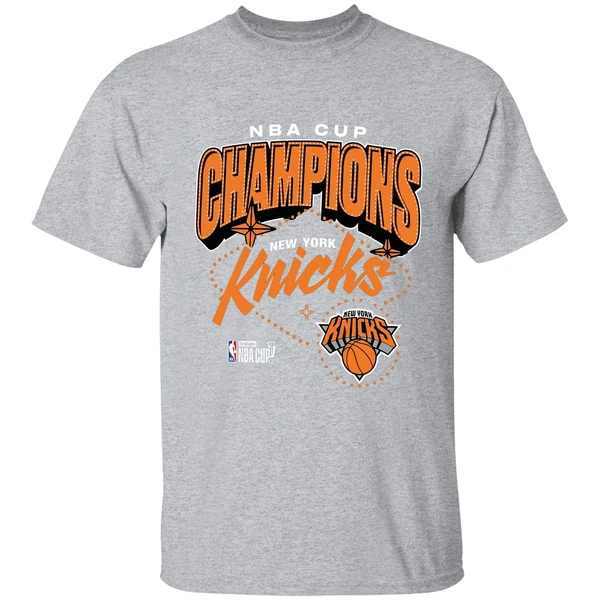 New York Knicks 2025 Nba Cup Champions Shirt - Image 9