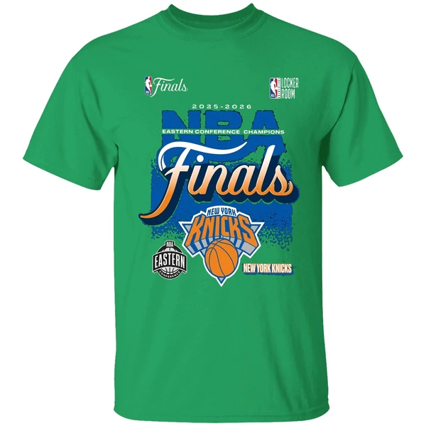 New York Knicks 2026 Nba Eastern Conference Champions Locker Room Shirt - Image 2