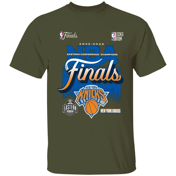 New York Knicks 2026 Nba Eastern Conference Champions Locker Room Shirt - Image 4