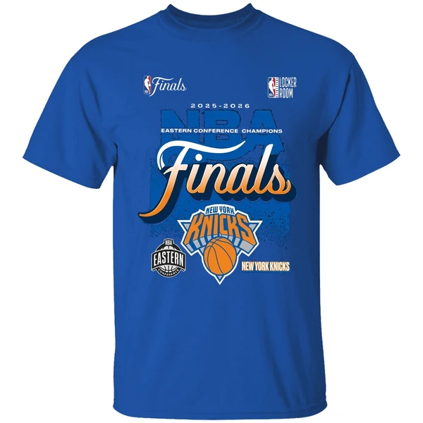 New York Knicks 2026 Nba Eastern Conference Champions Locker Room Shirt - Image 8
