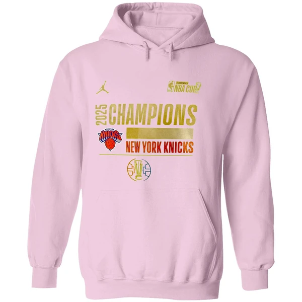 New York Knicks Basketball Emirates Nba Cup Champions 2025 Hoodie - Image 5