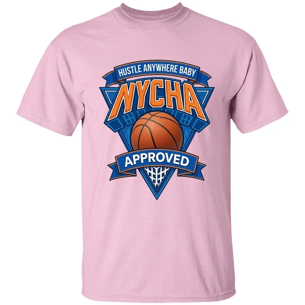 New York Knicks Hustle Anywhere Baby Nycha Approved Shirt - Image 2