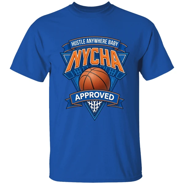 New York Knicks Hustle Anywhere Baby Nycha Approved Shirt - Image 5