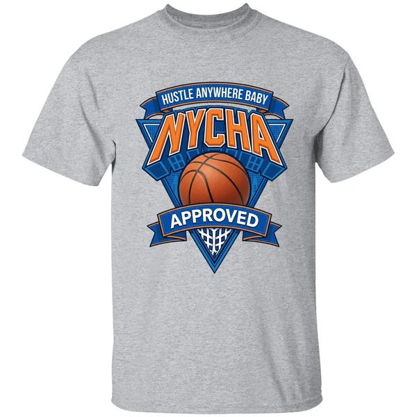 New York Knicks Hustle Anywhere Baby Nycha Approved Shirt - Image 6