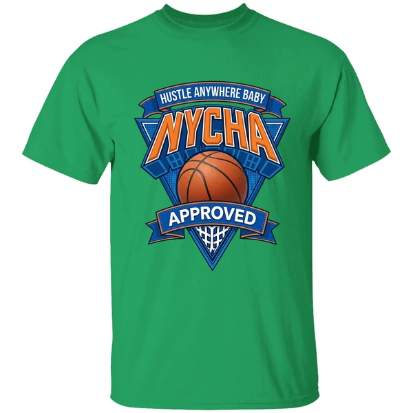New York Knicks Hustle Anywhere Baby Nycha Approved Shirt - Image 8