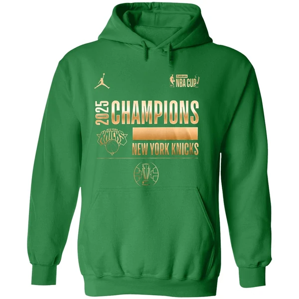 New York Knicks Nba Cup Champions 2025 Best Season Hoodie - Image 2