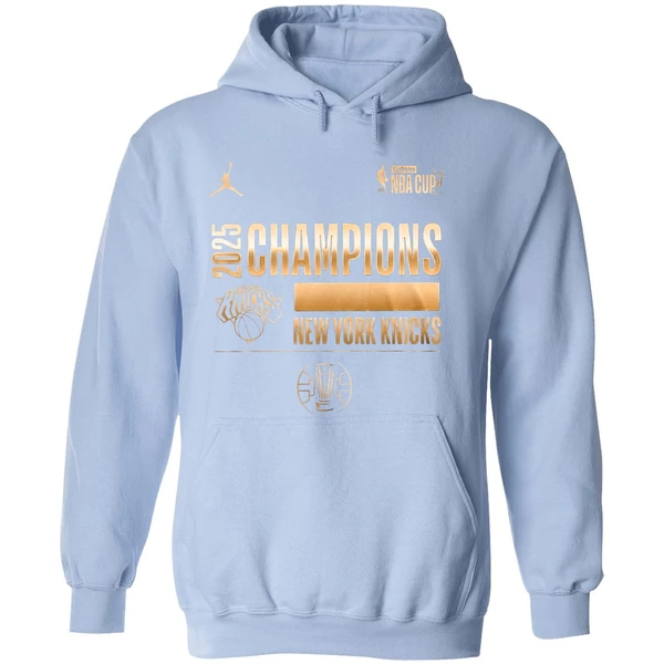 New York Knicks Nba Cup Champions 2025 Best Season Hoodie - Image 4