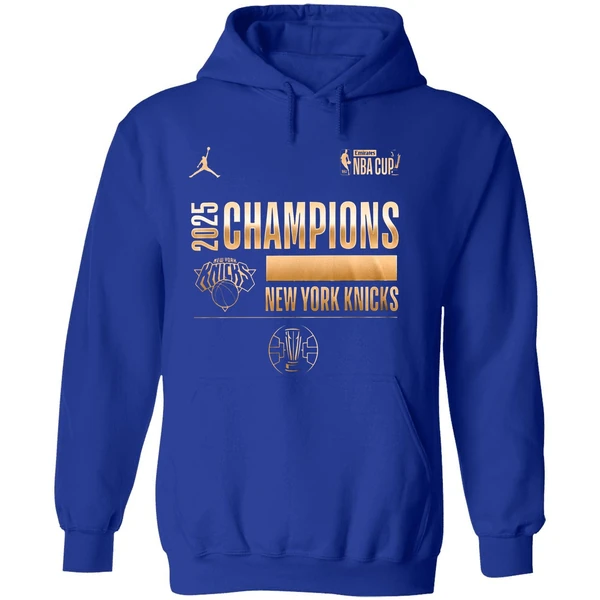 New York Knicks Nba Cup Champions 2025 Best Season Hoodie - Image 7