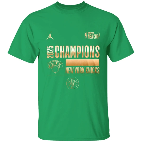 New York Knicks Nba Cup Champions 2025 Best Season Shirt - Image 2