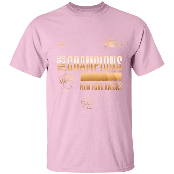 New York Knicks Nba Cup Champions 2025 Best Season Shirt - Image 3