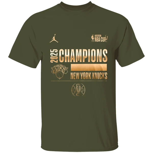 New York Knicks Nba Cup Champions 2025 Best Season Shirt - Image 4