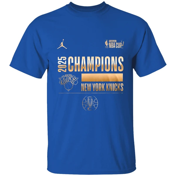 New York Knicks Nba Cup Champions 2025 Best Season Shirt - Image 8