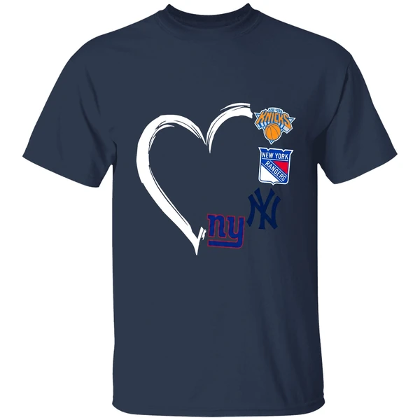 new-york-knicks-rangers-yankees-giants-4-teams-logo-heart-2023-shirt-navy