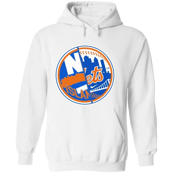 New York Mets New York Islanders Mashup Logo Hoodie - Image 8