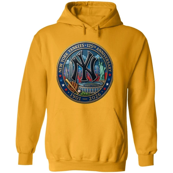 New York Yankees 125th Anniversary Commemorative 1901 2026 Hoodie