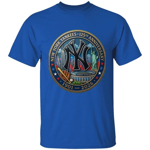 New York Yankees 125th Anniversary Commemorative 1901 2026 Shirt - Image 8