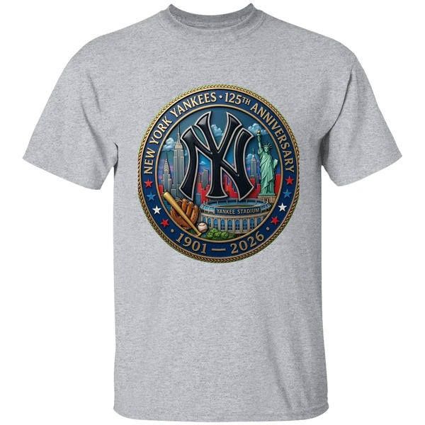 New York Yankees 125th Anniversary Commemorative 1901 2026 Shirt - Image 9